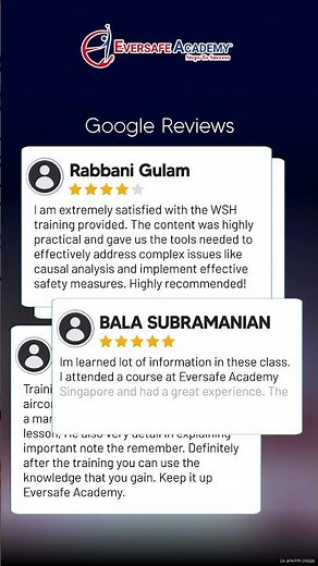 What Students Say About Eversafe Academy | Google Reviews ⭐️⭐️⭐️⭐️⭐️ #diploma #safetytraining