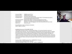 Convertible Bond as Bond Plus Call Options