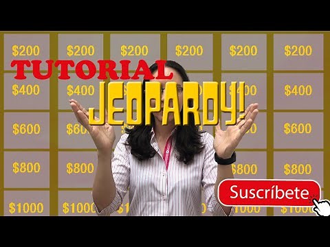 Tutorial Juego de Jeopardy online 📲📲💻😎