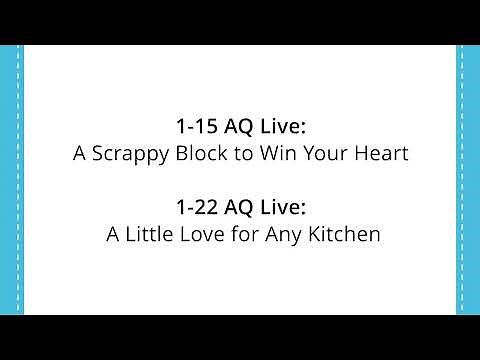 AccuQuilt Live: Get Up Close and Personal with this Month's Die to Try