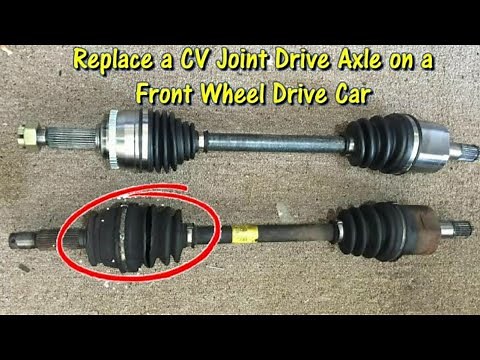 How To Replace a Front Wheel Drive Axle -santro