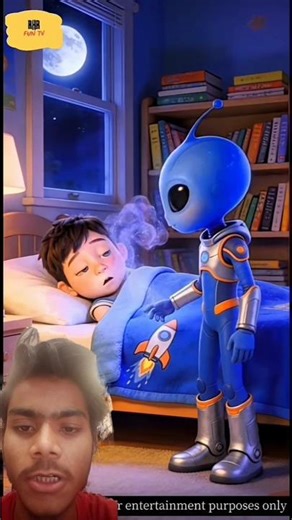 Chintu ke room me alien aa gaya! 😱 #shorts #trending #cartoon #luckygameplay