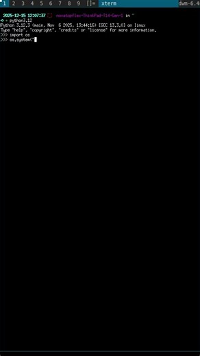 #Python: How to Clear the Interpreter for UNIX-like Operating Systems