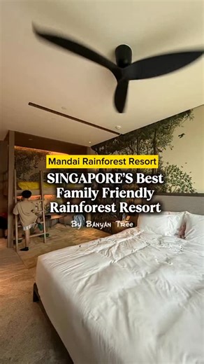 Ruby Liang | SG Mom on Instagram: "SAVE this for your next wildlife adventure with your kids in 2026 🌿🦒 #FamilyFriendlyResort Wake up surrounded by lush greenery and unwind in a serene, hidden oasis—perfectly tucked right next to the Zoo & Wildlife Parks. It’s the kind of stay where nature, calm, and family time come together effortlessly. 💬 Comment “Mandai” and I’ll slide into your DMs with a discount code, room prices, and everything you need to know before booking ✨ #mandairainforestresort
