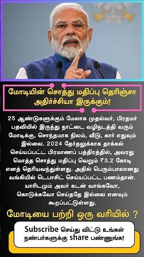 PM Modi’s Net Worth Revealed | No House, No Car, Just ₹3.2 Crore Assets! What is networth of MODI