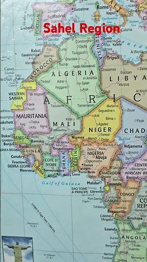 Sahel Region Countries #geographythroughmaps #upsc#sahel #africa #educationalvideo