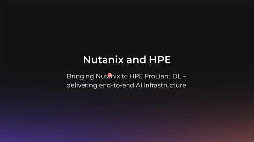 Nutanix and HPE at .NEXT | Stefan Boesner