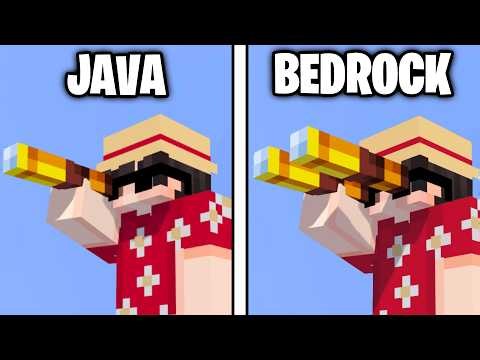 169 Java vs Bedrock: Big Differences You Need to Know in Minecraft!(Compilation)