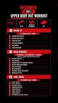 1/65 Planet Fitness Workouts! | Beginner Upper Body HIIT 💪🏼 ☀️
