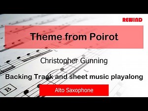 Theme from Poirot Alto Sax Backing Track and Sheet Music