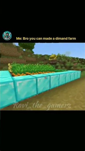 I sow Bro you can made a dimand fram #minecraft #tutorial #video #comment #like #subscribe