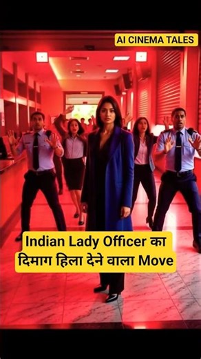 Task Force की Lady Officer ने अकेले पकड़ लिए Looters 😱 #policestory #aivideo #youtubeshorts #shorts