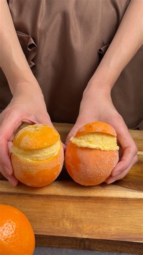 🍊 Orange Ice Cream with Just 3 Ingredients #icecream #recipe #sweet #dessert