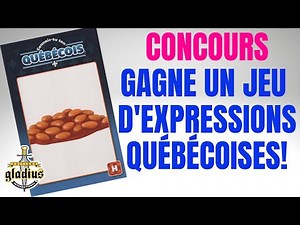 CONCOURS: gagne un jeu sur les EXPRESSIONS QUÉBÉCOISES