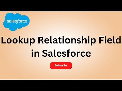 Lookup Relationship Field in Salesforce