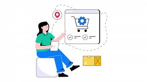 Order Processing 2D Flat Animation