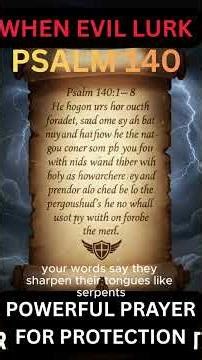 “Powerful Deliverance Prayer – Psalm 140:1–8 | Break Evil Traps & Cancel Wicked Plans” #god