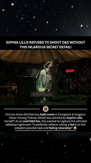 While Filming D&D: Honor Among Thieves, Sophia Lillis Made Them shoot this Total Disaster