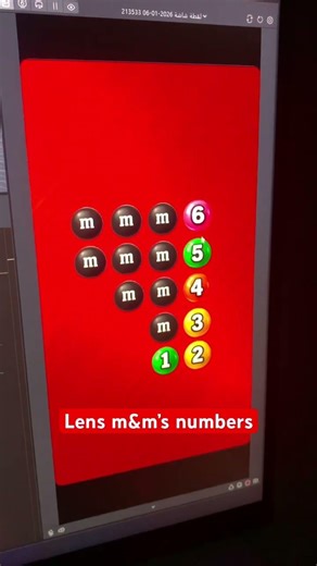 Lens m&m’s numbers Snap #coding #gaming #python #snapchat #code #اكسبلور