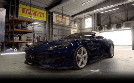 用了AR模式才发现CSR2的模型有多精细，Ferrari Portofino