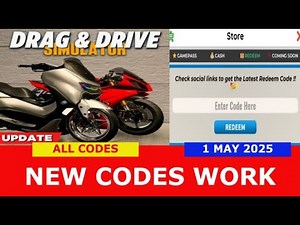 *NEW CODES* (NEW MAP & LIMITED) Drag Drive Simulator ROBLOX | ALL CODES | MAY 1, 2025