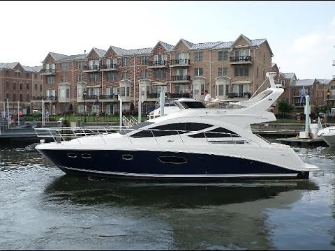 Sea Ray 450 Sedan Bridge Walkthrough For Sale at MarineMax Baltimore