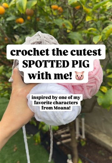 Crochet the Cutest Spotted Pig Plushie
