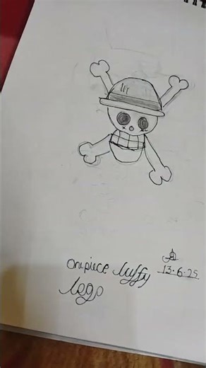 drawing luffy logo from one piece!#drawing#onepiece#luffy#short#viral