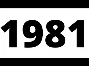 A Look Back at the Year 1981
