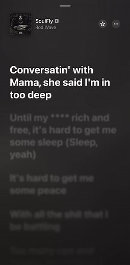 Conversing with Mama | Rod Wave SoulFly Lyrics