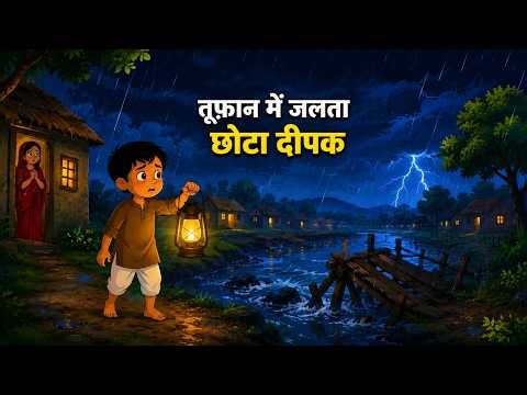 तूफ़ान में जलता छोटा दीपक | Hindi Kahani | Moral Story | Hindi Story