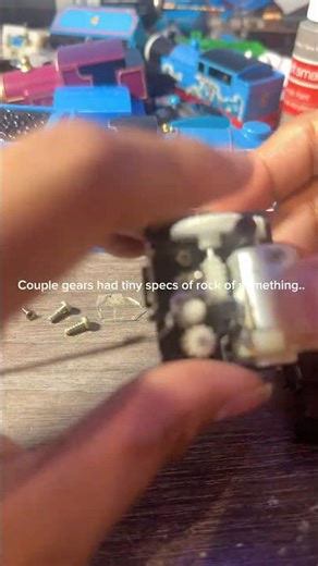 Gearbox clean-up repair. Trackmaster repair guide pt 6 #trackmasters #repairs #thomasandfriends