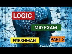 🛑PART 3| LOGIC MID EXAM | LOGIC QUESTION ANSWER | LOGIC MID EXAM ETHIOPIA FRESHMAN STUDENT| #LOGIC