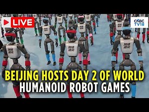 WATCH LIVE | World Humanoid Robot Games Day 2: Robots Battle It Out in China's Beijing | N18G