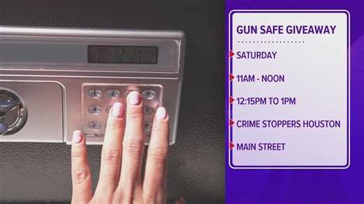 Free gun safes and locks giveaway happening in Houston's Midtown this weekend