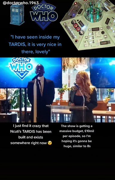 The console I used in the video was the 3rd Doctors console btw #drwho #doctorwho #ncutigatwa #ncutigatwadoctorwho #ncuti #14thdoctor #15thdoctor #tardis