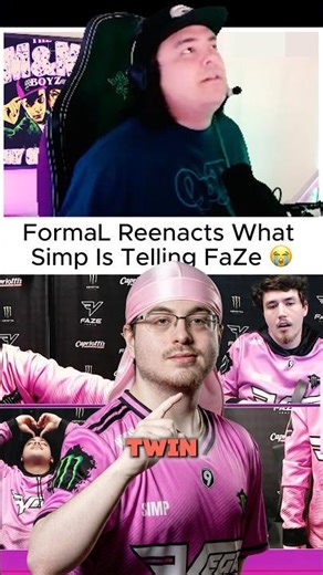 FormaL REENACTS What Simp Really Told FaZe 😂 #opticgaming #faze