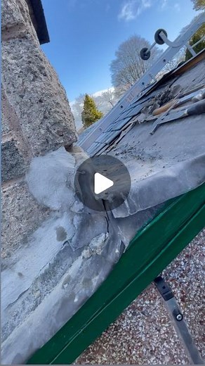 Ryan Edgar Roofing on Instagram: "A transformation on a chimney back gutter, the original is only a couple years old #leadworker #leadwelding #chimney #roofer #details"