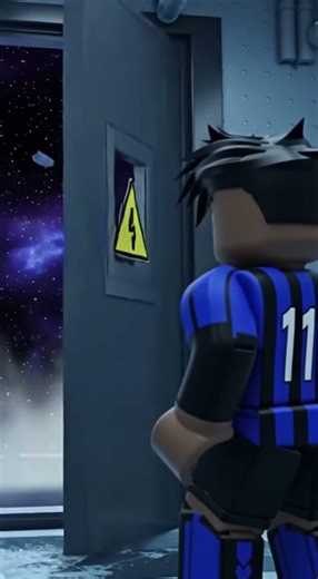 Roblox Space Escape: Frozen in Orbit! 🧊🌌 #Roblox #SciFi #Animation #Space #Shorts