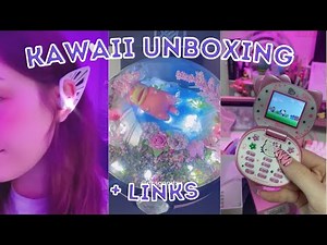 Kawaii Unboxing with links pt. 4 | Amazon Finds | TikTok Compilation | TikTok Made Me Buy It