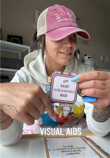 Visuals have taken over our life and I’m ok with that 🫡 #extraneedsparenting #visualaids #pecs #slp