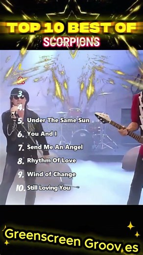 10 Best Songs of Scorpions Every Rock Fan Must Hear 🎸#asmr #shorts #amazing