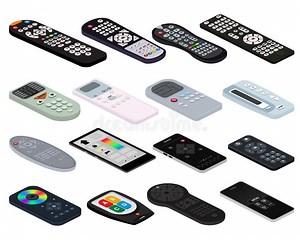 Remote Control Tv Vector Remoted Controller Television Channel Technology Media Entertainment Equipment Digital Device Stock Vector - Illustration of home, infrared: 152187541