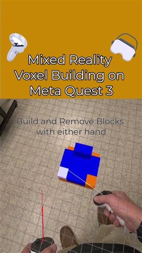 Building Voxel Art in Mixed Reality (Meta Quest 3)