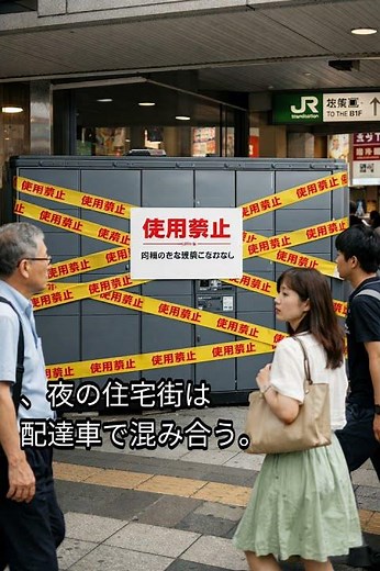 今日から宅配ロッカー禁止です！