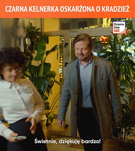 Czarna kelnerka oskarżona o kradzież | DramatizeMe Polska