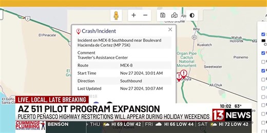 ADOT adding traffic information for highway to Rocky Point