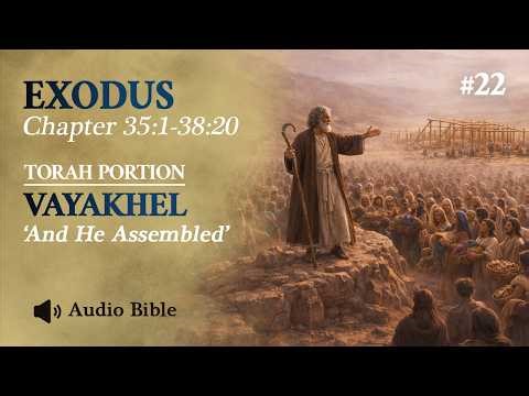 [Audio Bible] Torah Portion Vayakhel - And He Assembled | Exodus 35:1-38:20