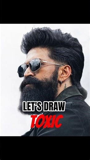 TOXIC DRAWING✏️❤️| part 1 OUTLINE | #shorts