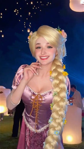 your anime girl on Instagram: "My first time cosplaying a Disney princess✨ Rate my Rapunzel cosplay from 1 to 10! #disney #rapunzel #cosplay #fyp #princess #thailand #chiangmai #lanternfestival"